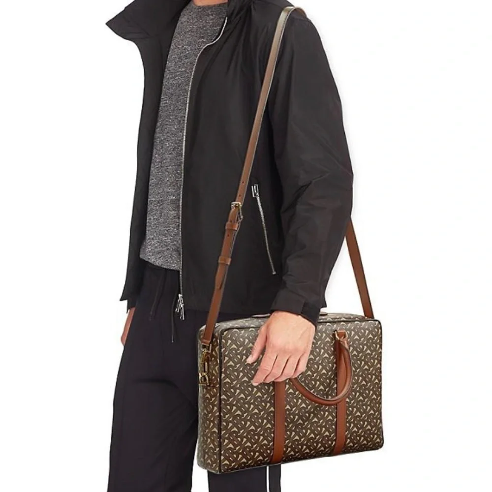 Brand New Burberry Laptop bag Brown Unisex - Picture 1 of 12